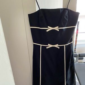 Black with white piping, like new Ann Taylor dress
